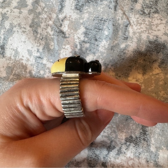 Harajuku Lovers Adjustable Ring Rare Love Used - Picture 3 of 7